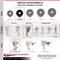 Service Caster 3.5 Inch Phenolic Wheel Swivel 10mm Threaded Stem Caster with Brake SCC SCC-TS20S3514-PHR-TLB-M1015 - alternate 3